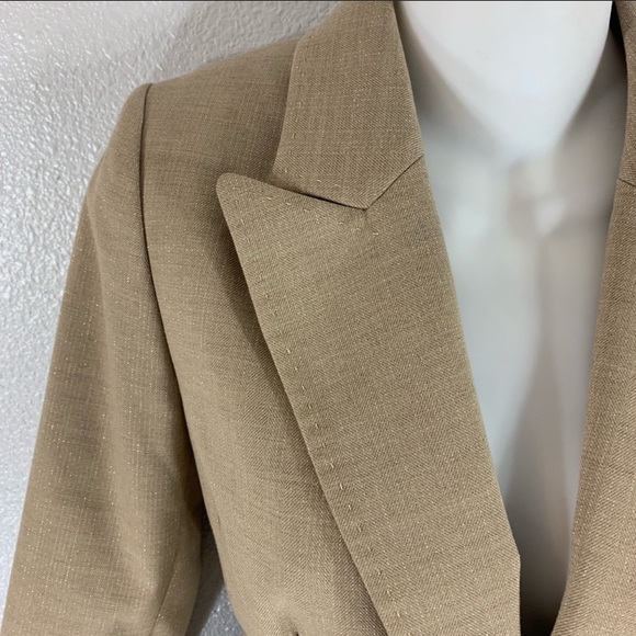 Antonio Melani natural & gold metallic blazer - Picture 3 of 7